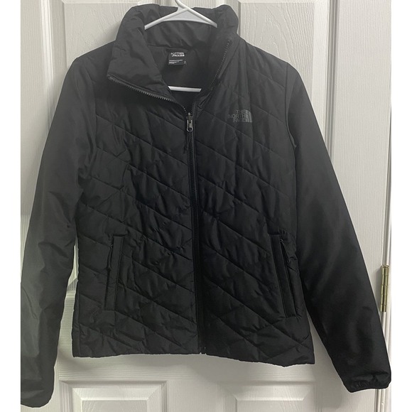 The North Face Women's Black Quilted Jacket Zip Pockets Light Weight‎ Size A - Picture 1 of 11